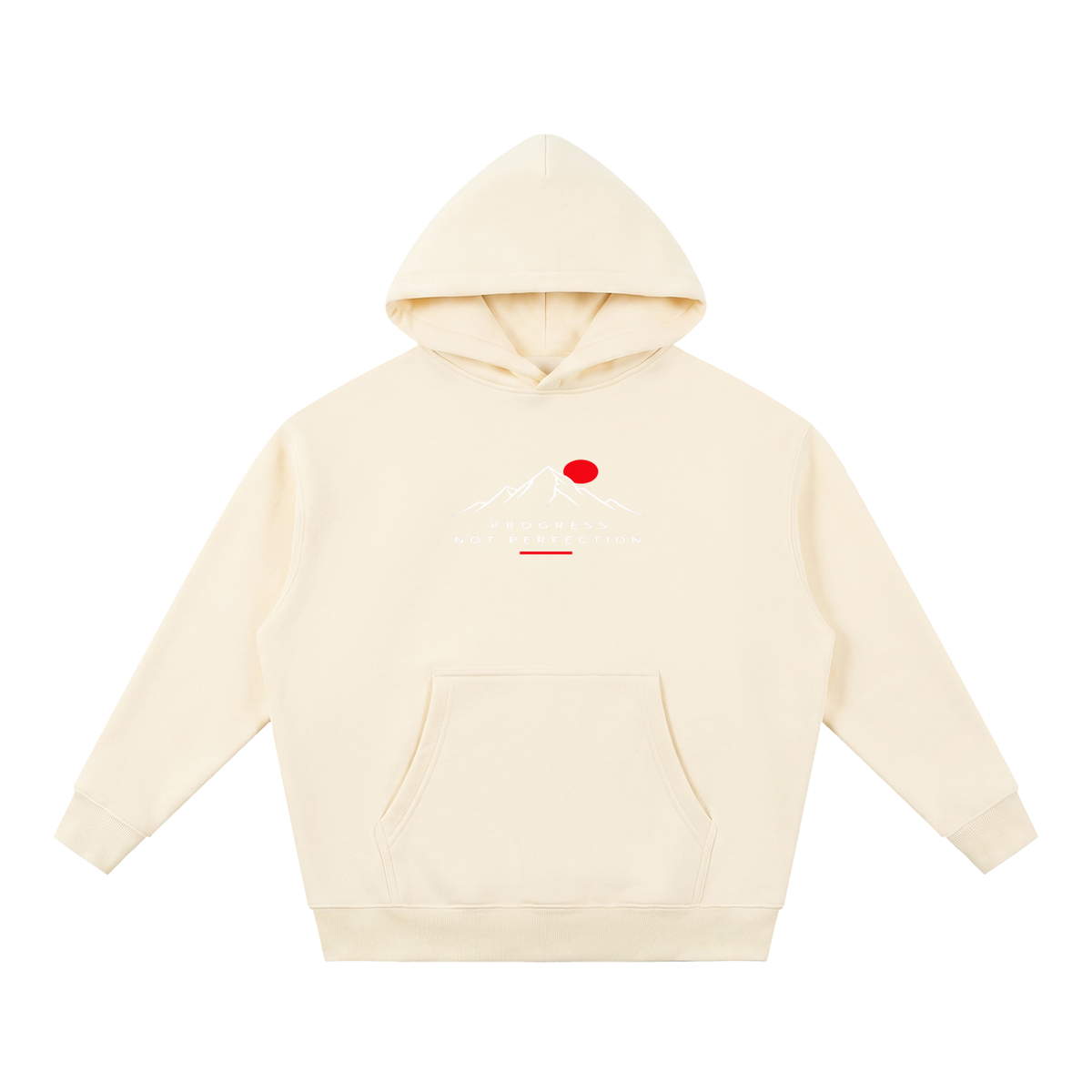Essential Oversized Boxy Fit Fleece Hoodie
