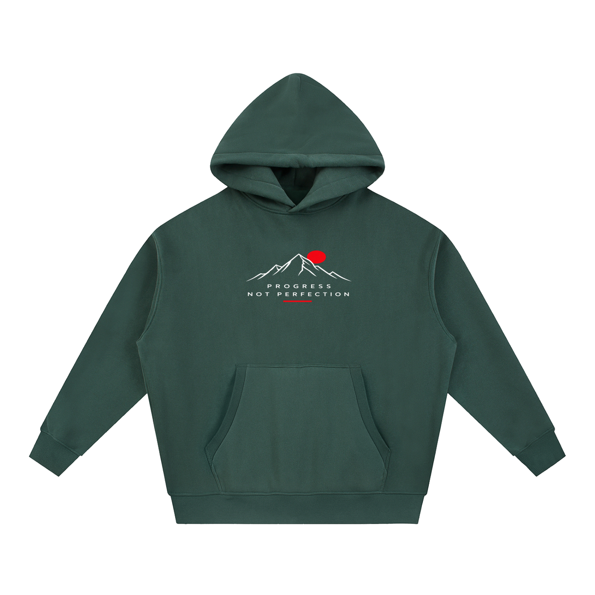Essential Oversized Boxy Fit Fleece Hoodie